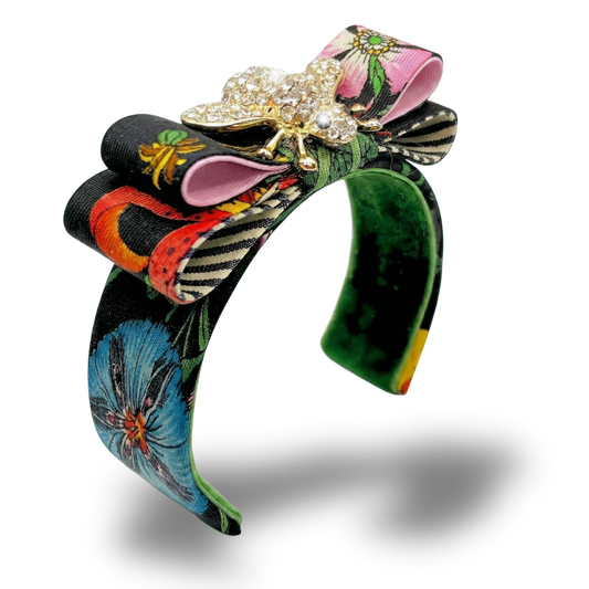 Gucci Necktie Cuff Bracelet by Flock by Wild for Vintage Luxe Up