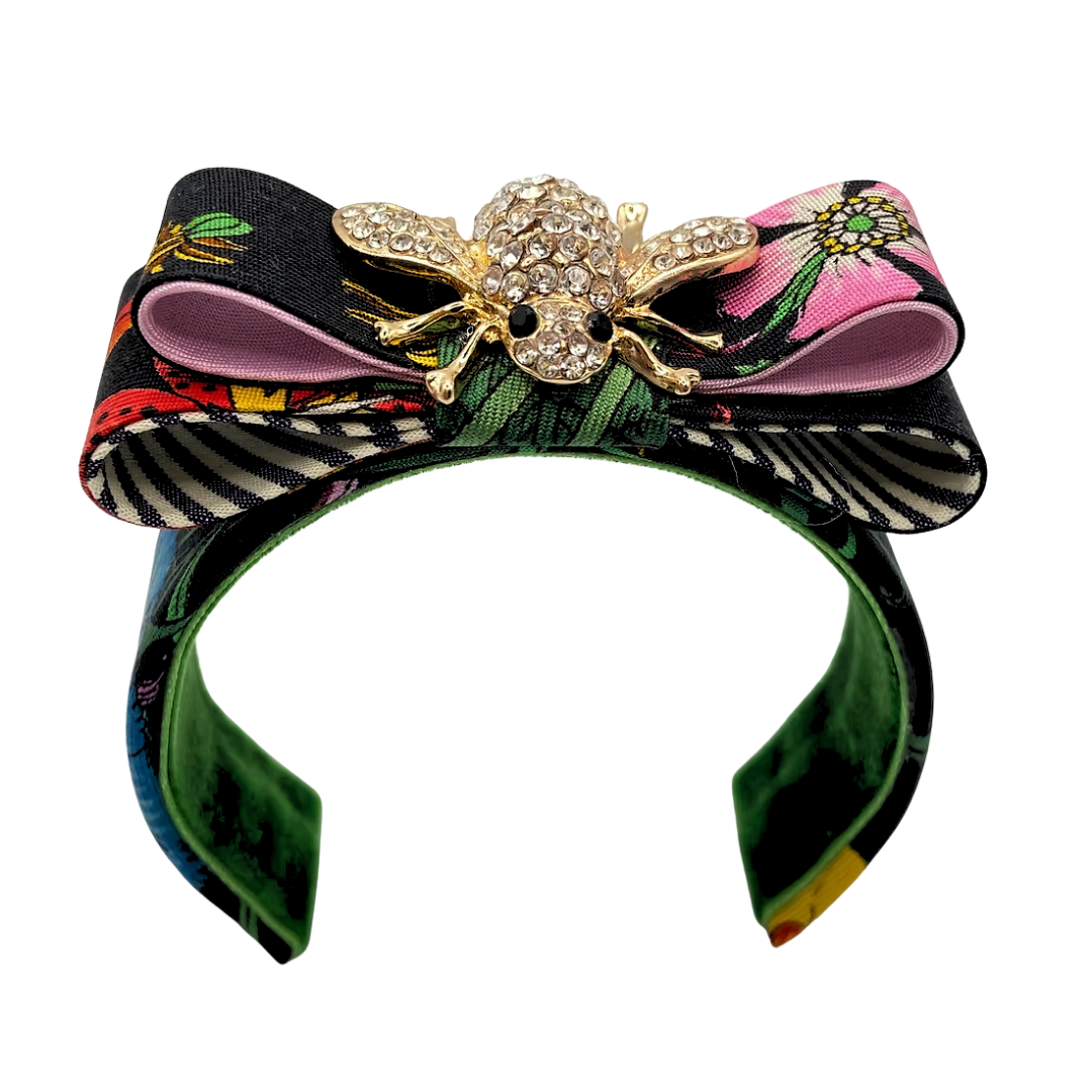 Gucci Necktie Cuff Bracelet by Flock by Wild for Vintage Luxe Up