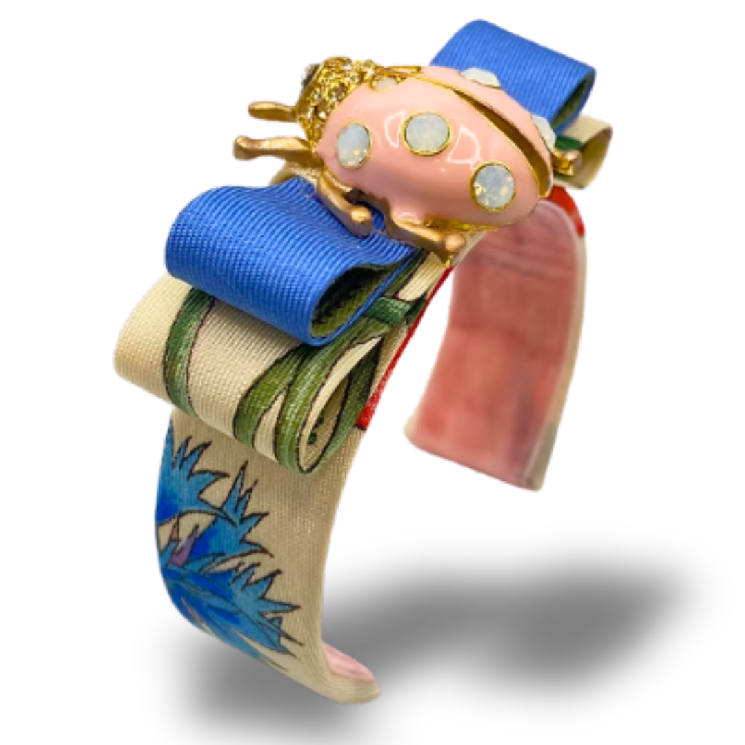 Gucci Necktie Cuff Bracelet by Flock by Wild for Vintage Luxe Up