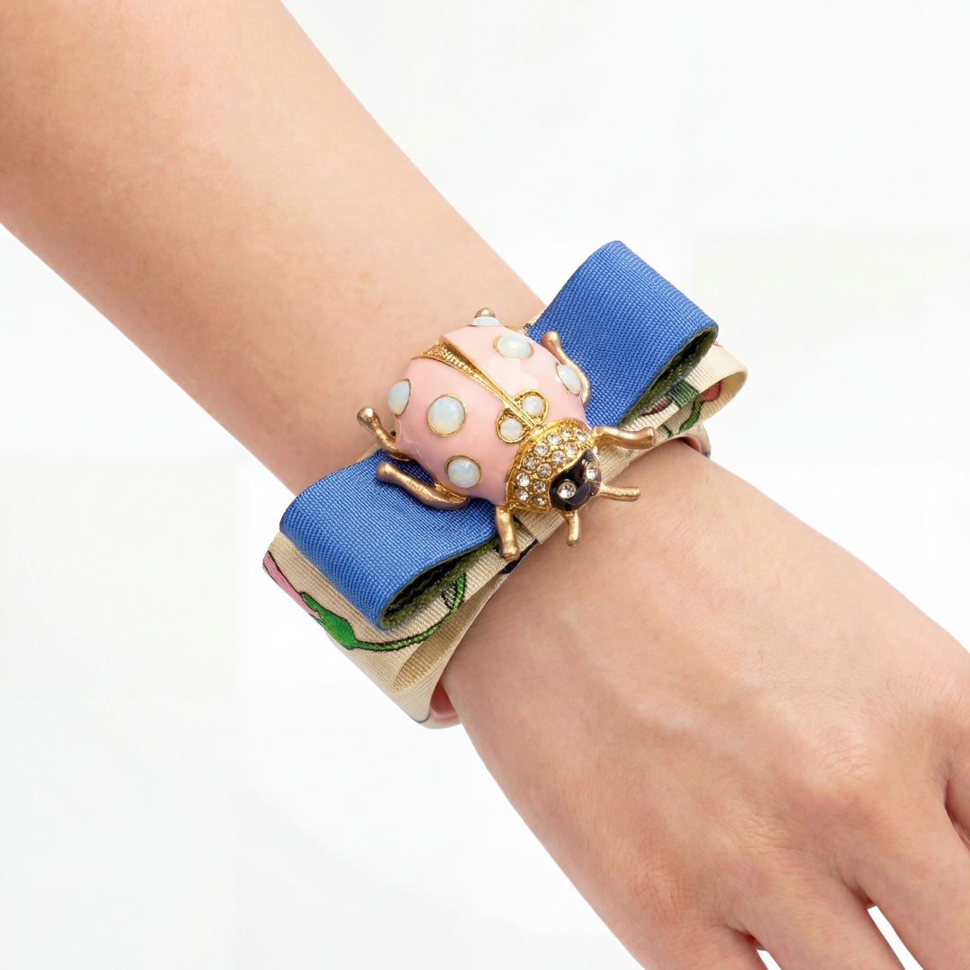 Gucci Necktie Cuff Bracelet by Flock by Wild for Vintage Luxe Up