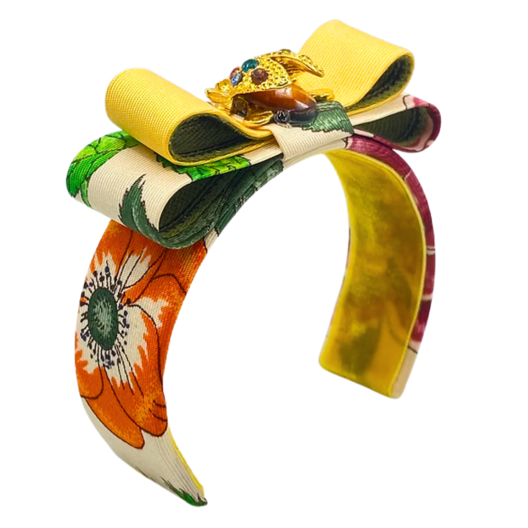 Gucci Necktie Cuff Bracelet by Flock by Wild for Vintage Luxe Up