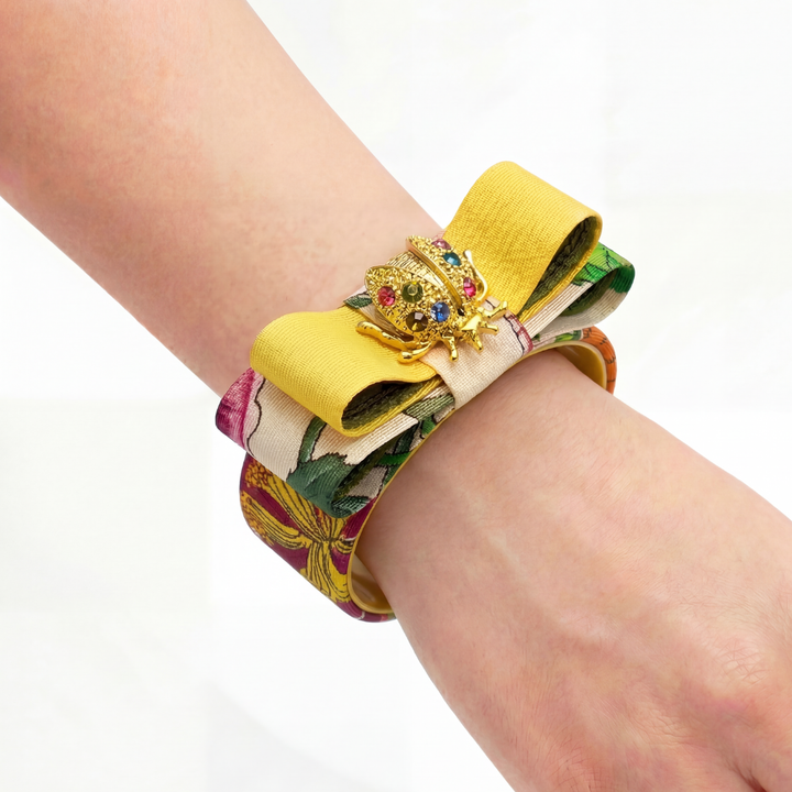 Gucci Necktie Cuff Bracelet by Flock by Wild for Vintage Luxe Up