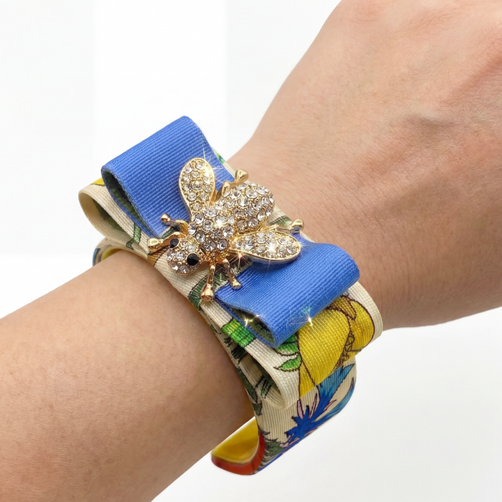 Gucci Necktie Cuff Bracelet by Flock by Wild for Vintage Luxe Up