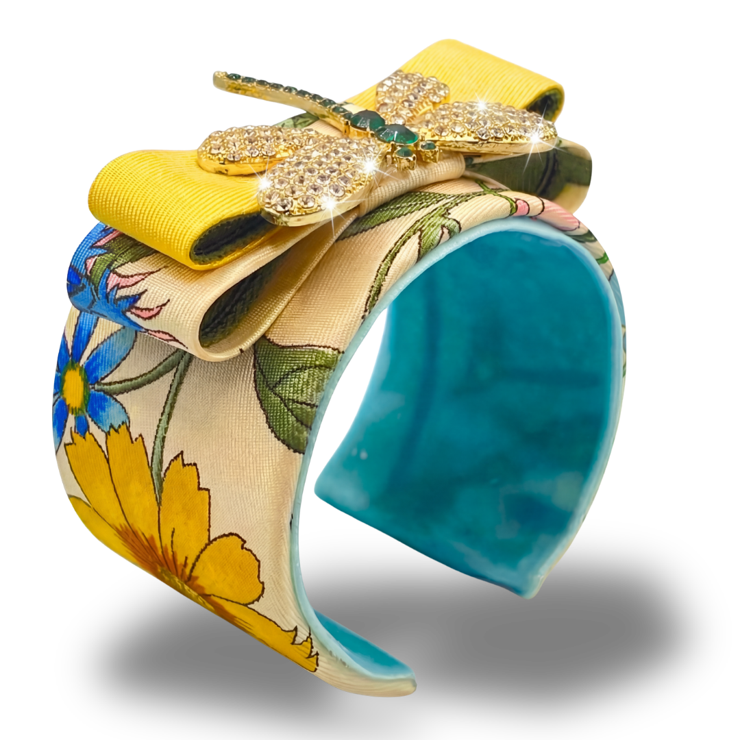 Gucci Necktie Cuff Bracelet by Flock by Wild for Vintage Luxe Up