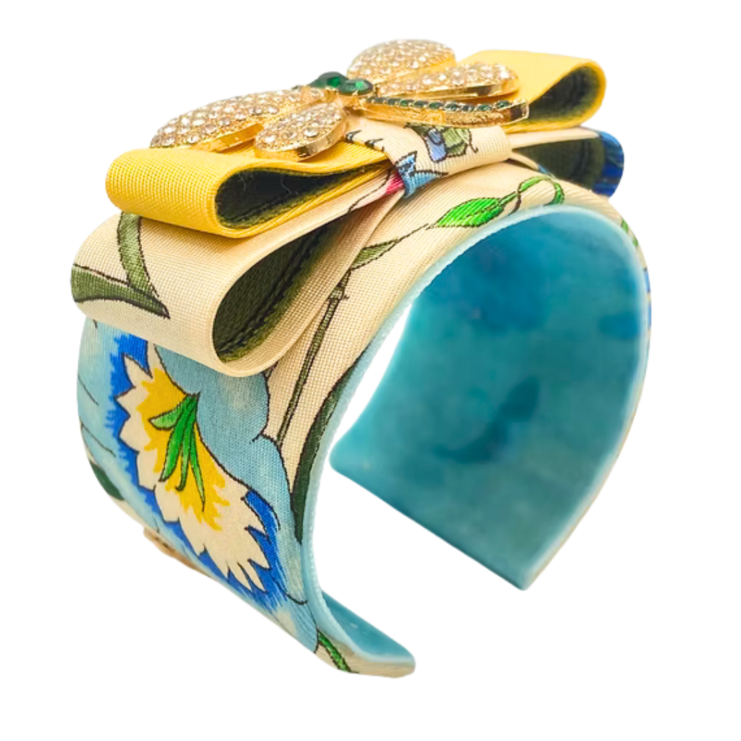 Gucci Necktie Cuff Bracelet by Flock by Wild for Vintage Luxe Up