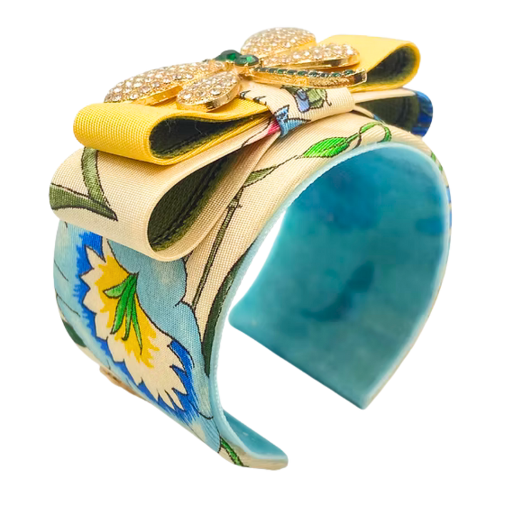 Gucci Necktie Cuff Bracelet by Flock by Wild for Vintage Luxe Up