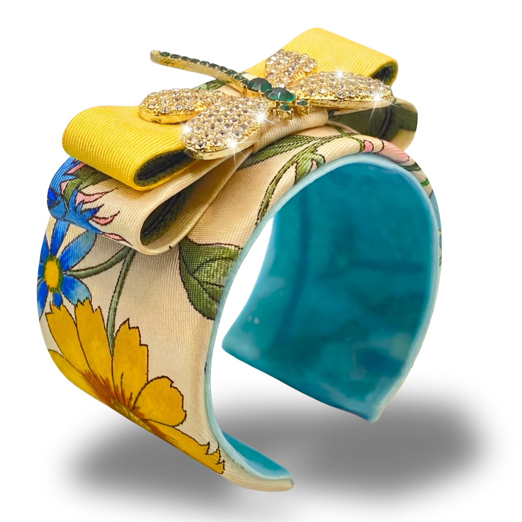 Gucci Necktie Cuff Bracelet by Flock by Wild for Vintage Luxe Up