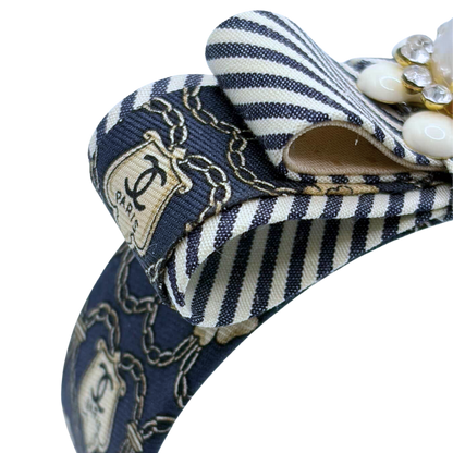 Chanel Necktie Cuff Bracelet by Flock by Wild for Vintage Luxe Up