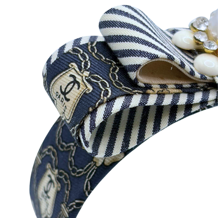 Chanel Necktie Cuff Bracelet by Flock by Wild for Vintage Luxe Up