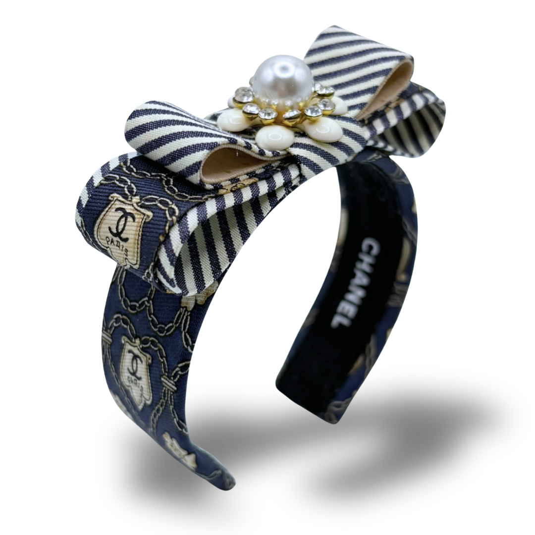 Chanel Necktie Cuff Bracelet by Flock by Wild for Vintage Luxe Up