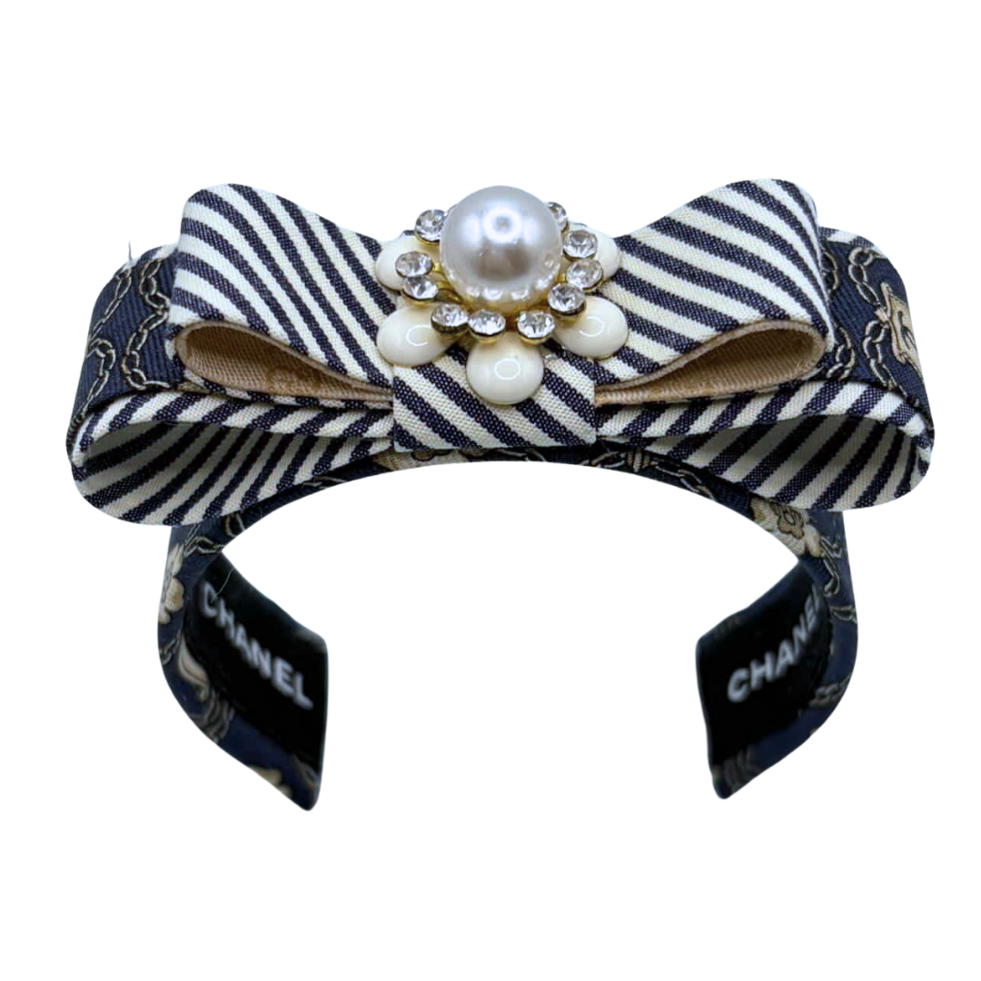 Chanel Necktie Cuff Bracelet by Flock by Wild for Vintage Luxe Up