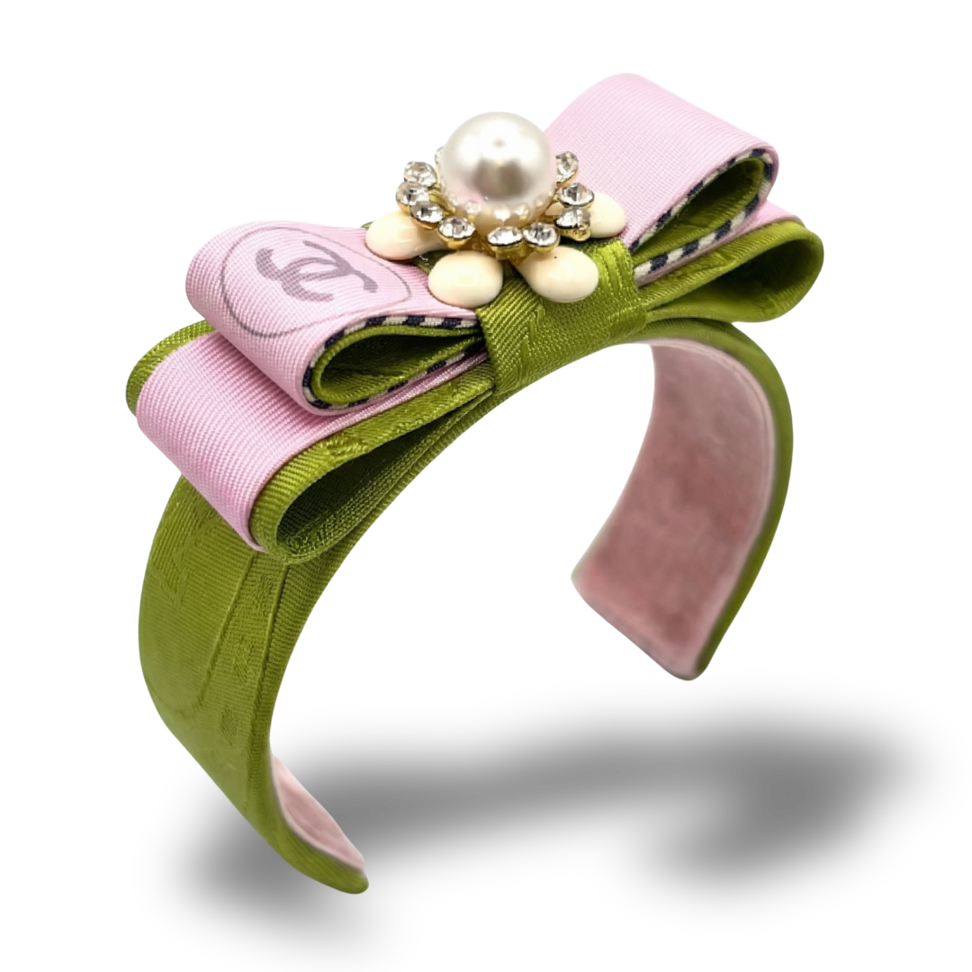 Chanel Necktie Cuff Bracelet by Flock by Wild for Vintage Luxe Up