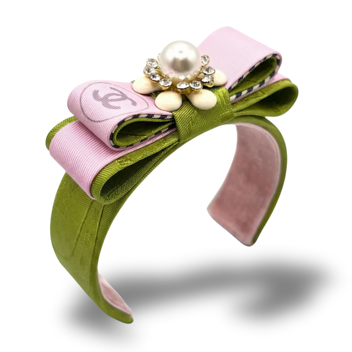 Chanel Necktie Cuff Bracelet by Flock by Wild for Vintage Luxe Up