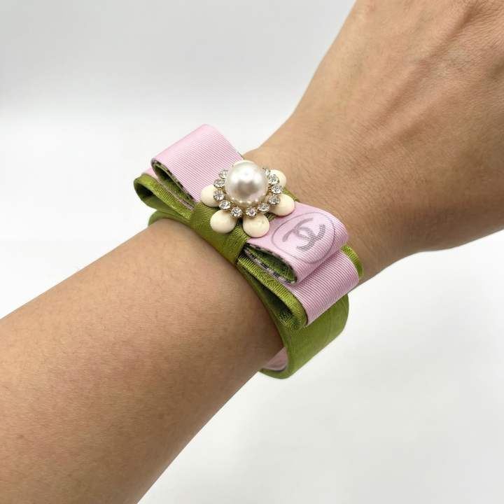 Chanel Necktie Cuff Bracelet by Flock by Wild for Vintage Luxe Up