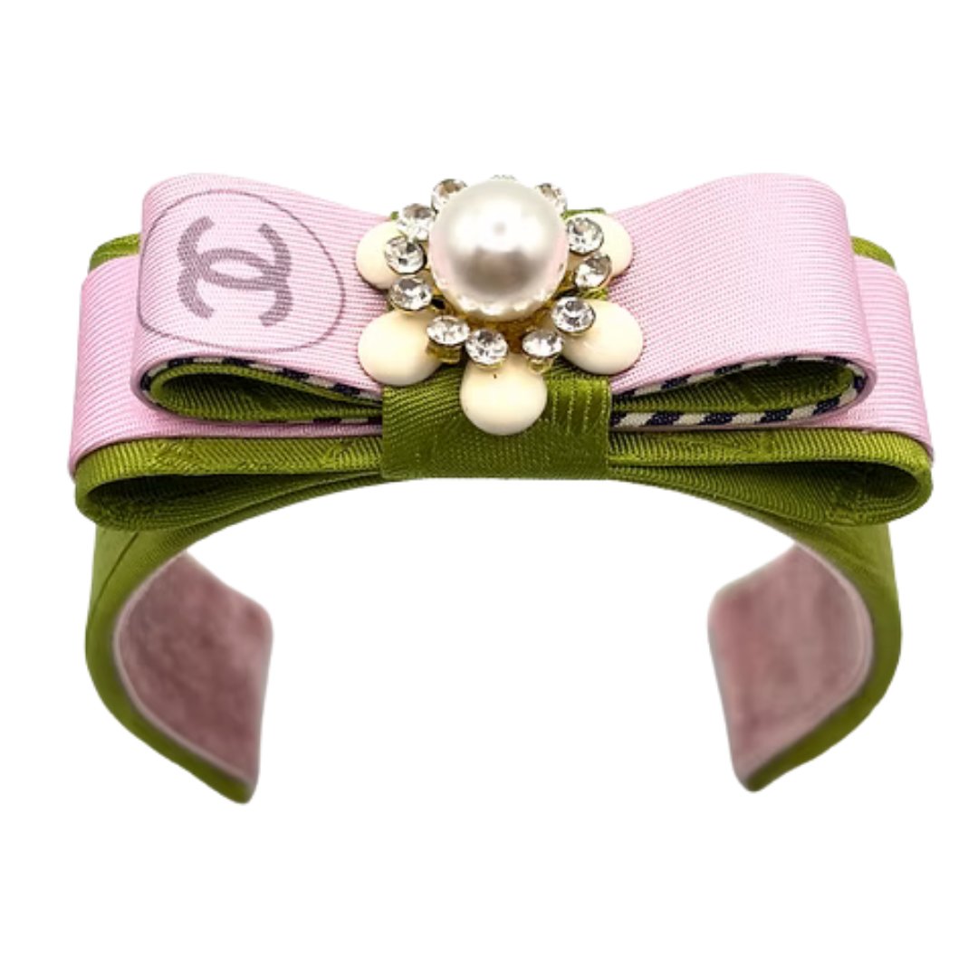 Chanel Necktie Cuff Bracelet by Flock by Wild for Vintage Luxe Up