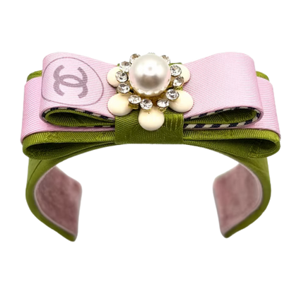Chanel Necktie Cuff Bracelet by Flock by Wild for Vintage Luxe Up