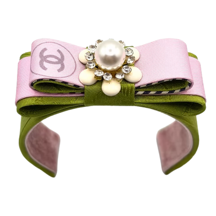 Chanel Necktie Cuff Bracelet by Flock by Wild for Vintage Luxe Up