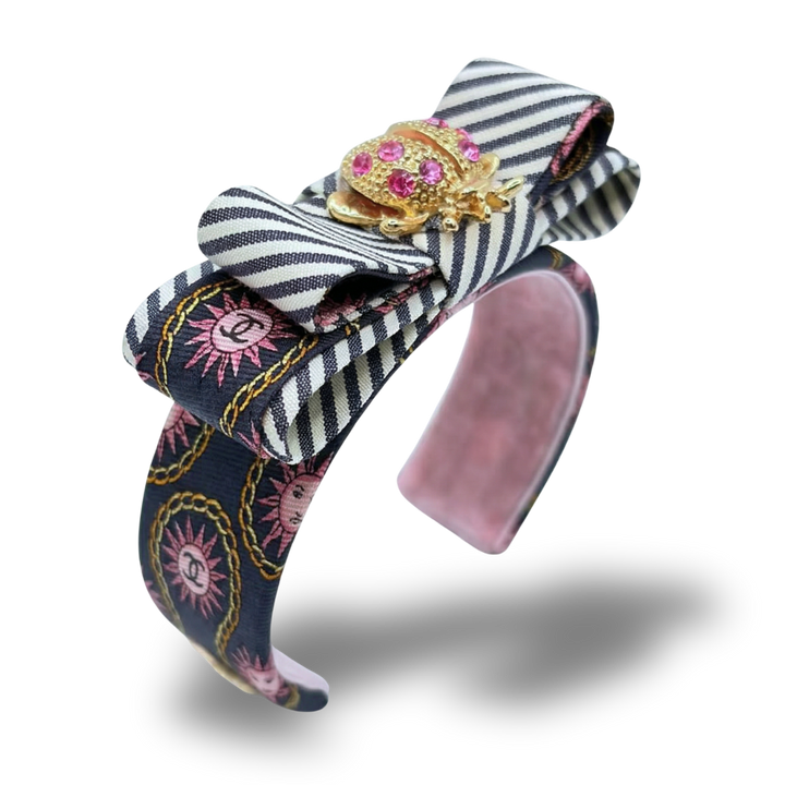 Chanel Necktie Cuff Bracelet by Flock by Wild for Vintage Luxe Up