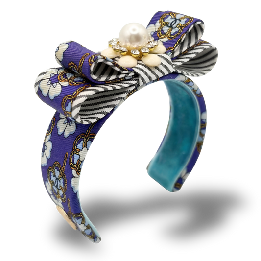Chanel Necktie Cuff Bracelet by Flock by Wild for Vintage Luxe Up
