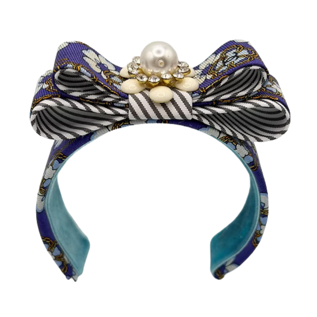 Chanel Necktie Cuff Bracelet by Flock by Wild for Vintage Luxe Up