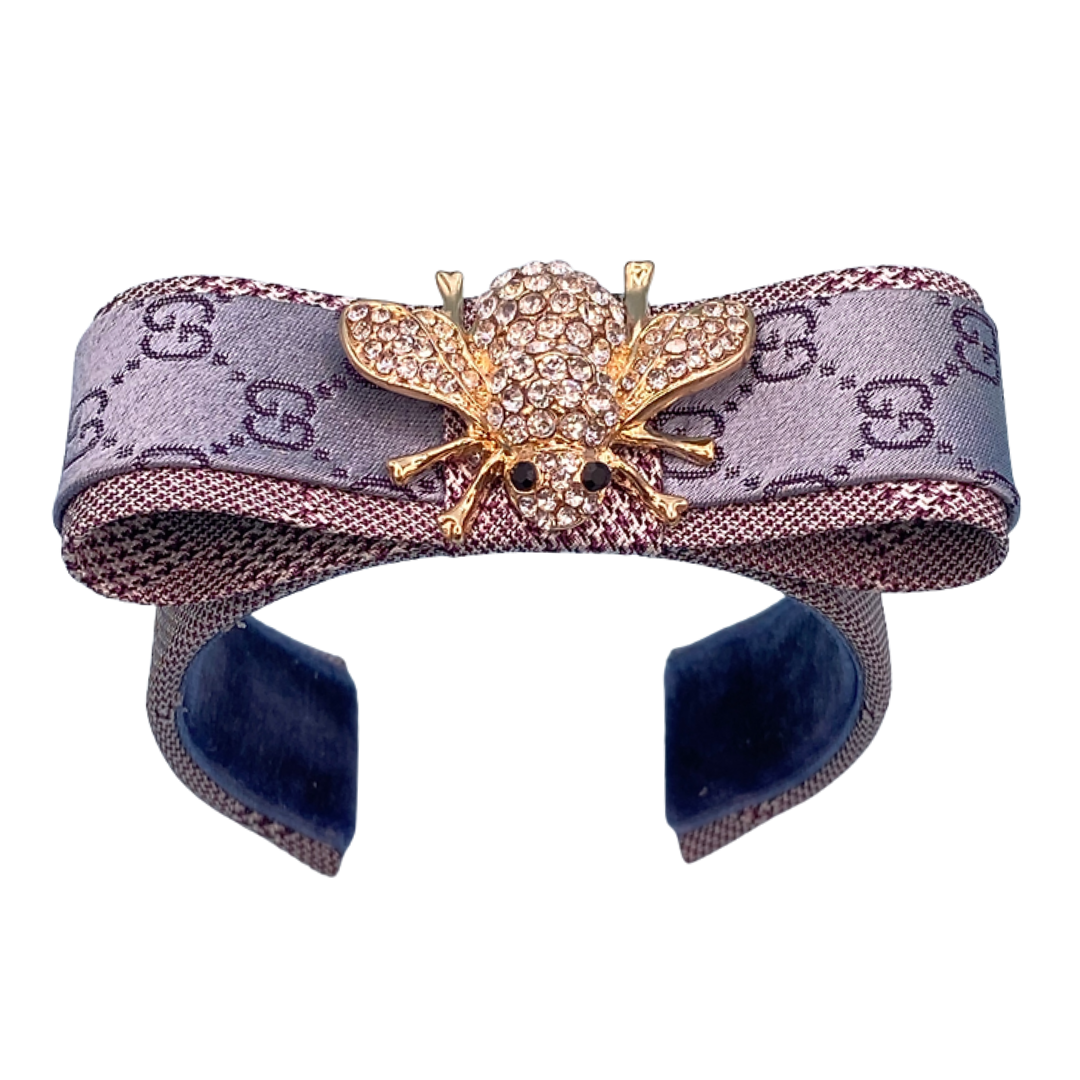 Gucci Necktie Cuff Bracelet by Flock by Wild for Vintage Luxe Up