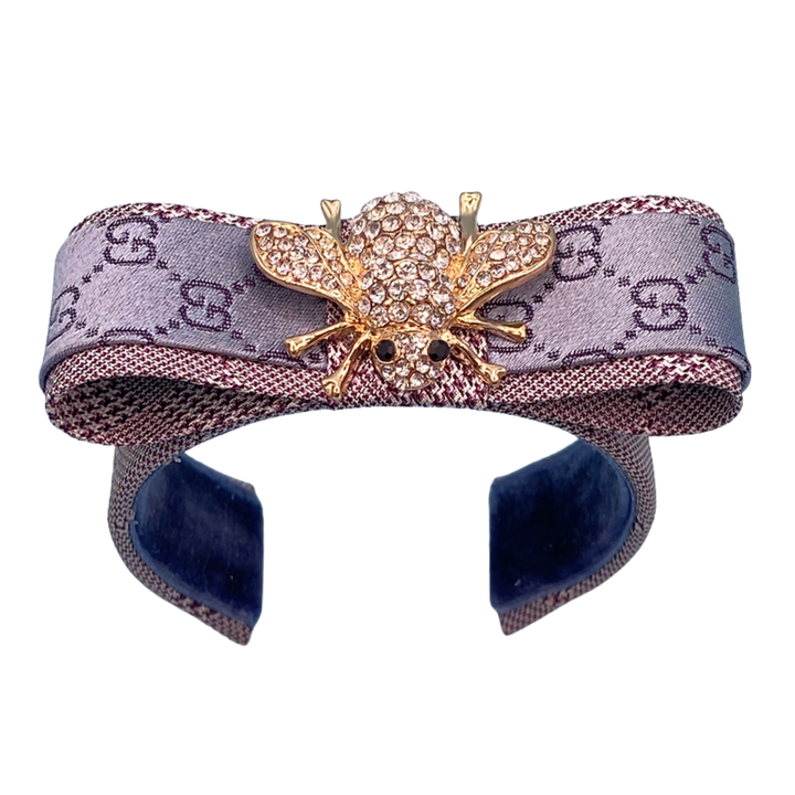 Gucci Necktie Cuff Bracelet by Flock by Wild for Vintage Luxe Up