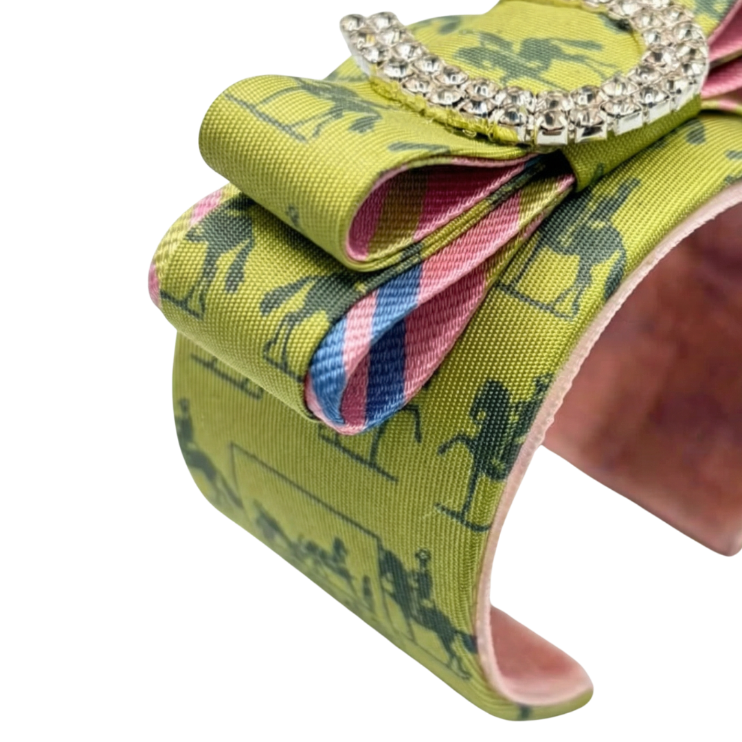 Hermes Silk Necktie Cuff Bracelet | Hermes Jewelry