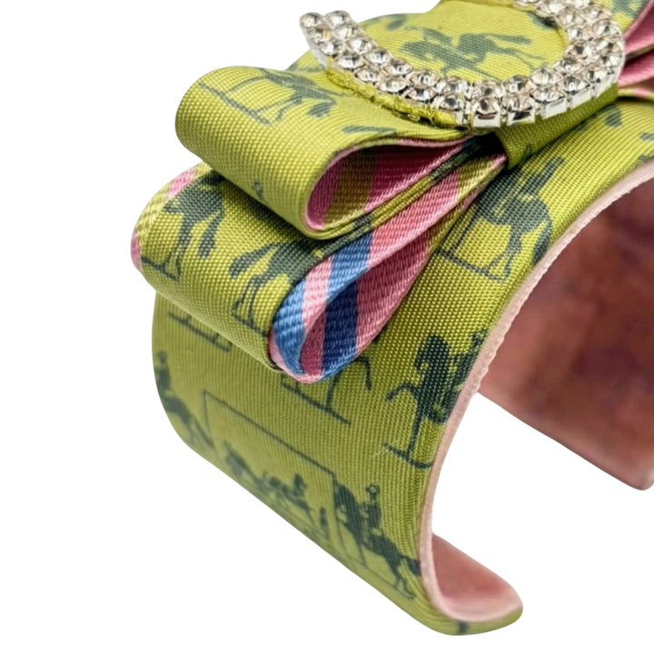 Hermes Silk Necktie Cuff Bracelet | Hermes Jewelry