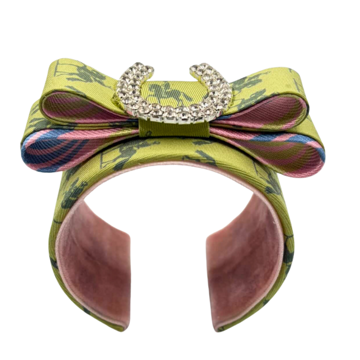 Hermes Silk Necktie Cuff Bracelet | Hermes Jewelry
