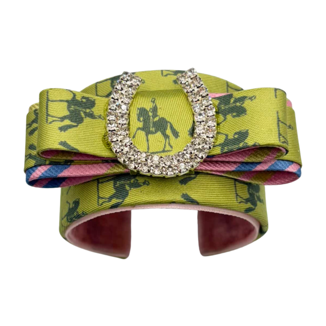 Hermes Silk Necktie Cuff Bracelet | Hermes Jewelry