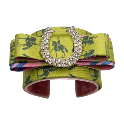 Hermes Silk Necktie Cuff Bracelet | Hermes Jewelry