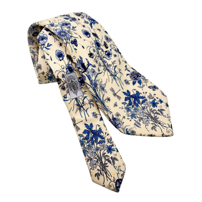 Gucci Flora Blue Necktie