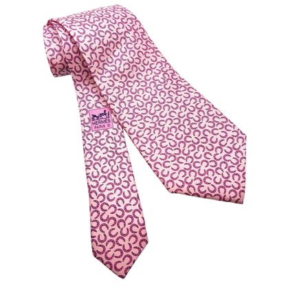 Hermes Horseshoe necktie