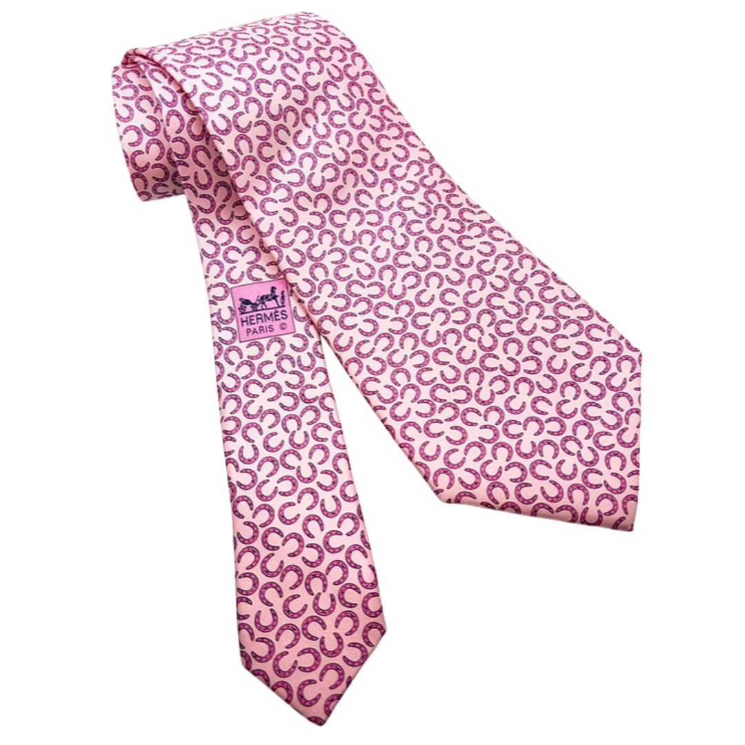 hermes horseshoe necktie