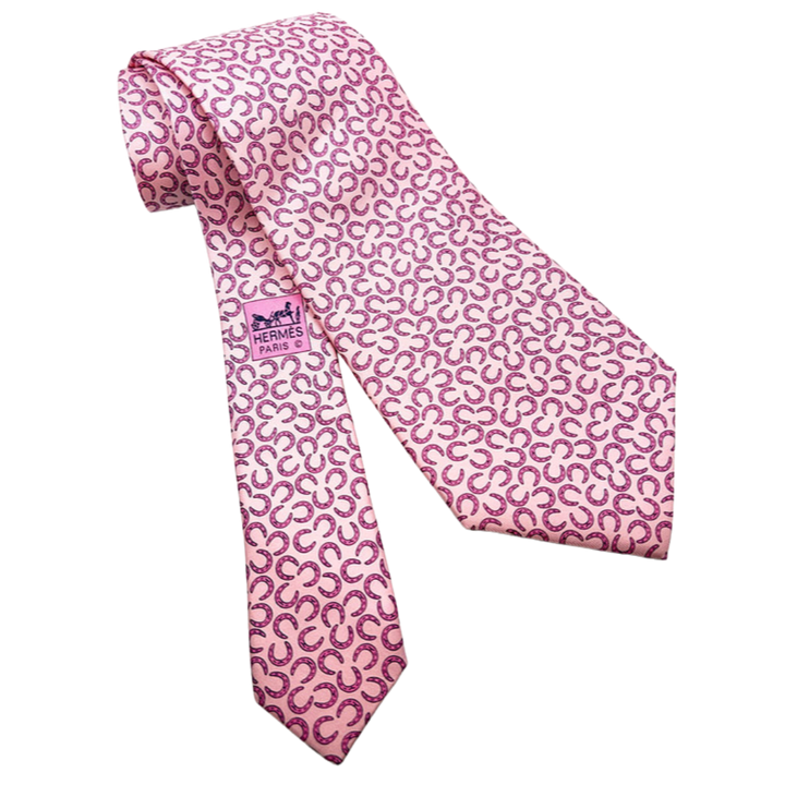 hermes horseshoe necktie
