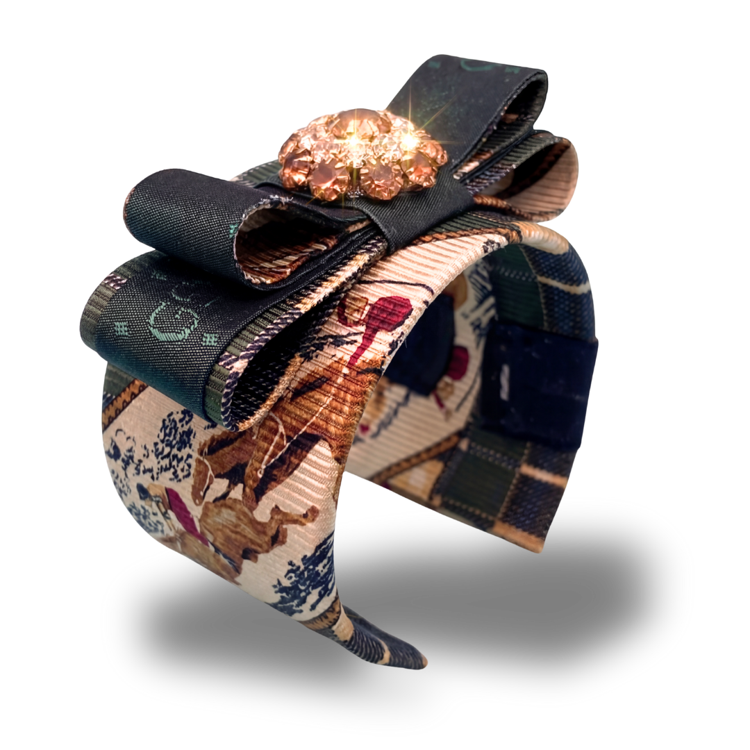 Gucci Necktie Cuff Bracelet by FlockbyWild for Vintage Luxe Up