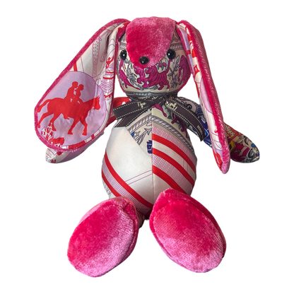 Vintage Hermes Scarf Patchwork Bunny at Vintage Luxe Up