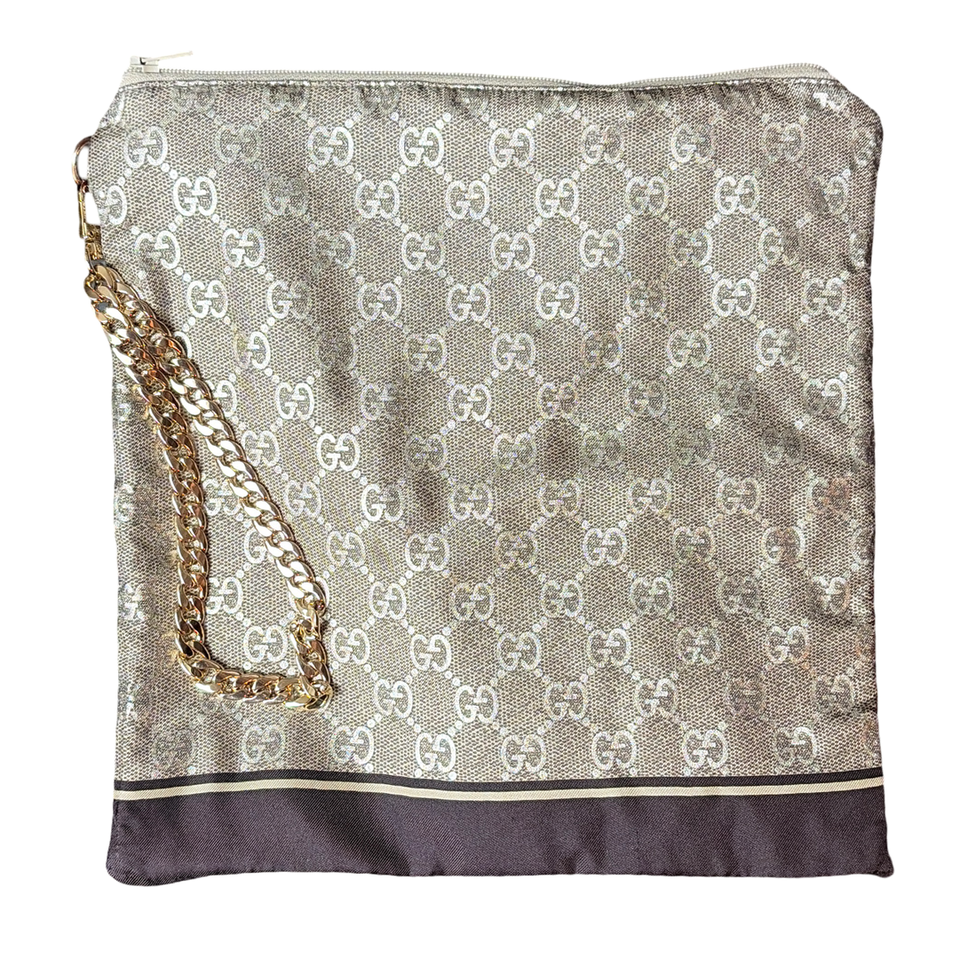 GG Metallic Vintage Scarf Crossbody Bag