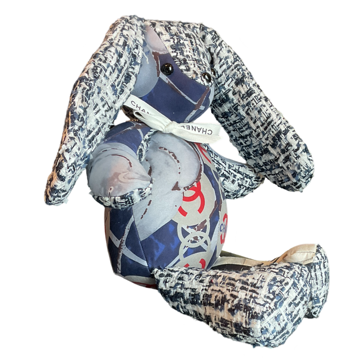 Chanel CC Logo Scarf Bunny at Vintage Luxe Up