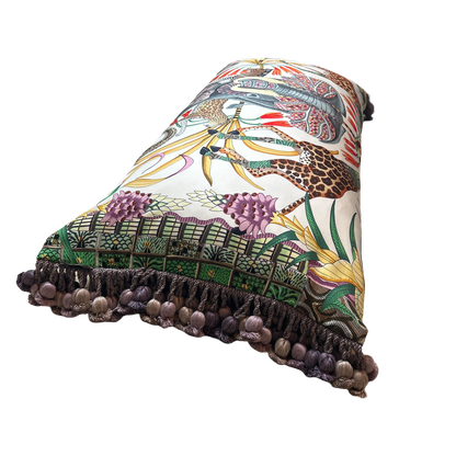 Hermes Marche du Zambeze Scarf Pillow at Vintage Luxe Up