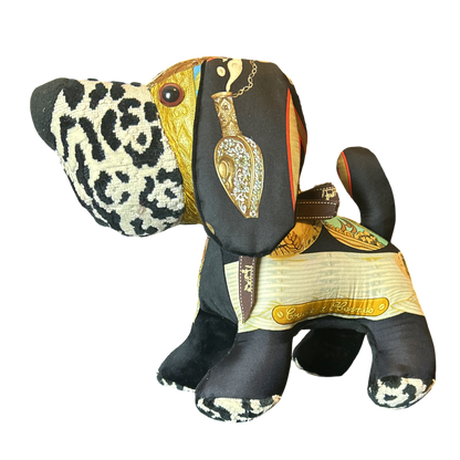 Hermes Couvee d'Hermes Scarf Patchwork Puppy at Vintage Luxe Up
