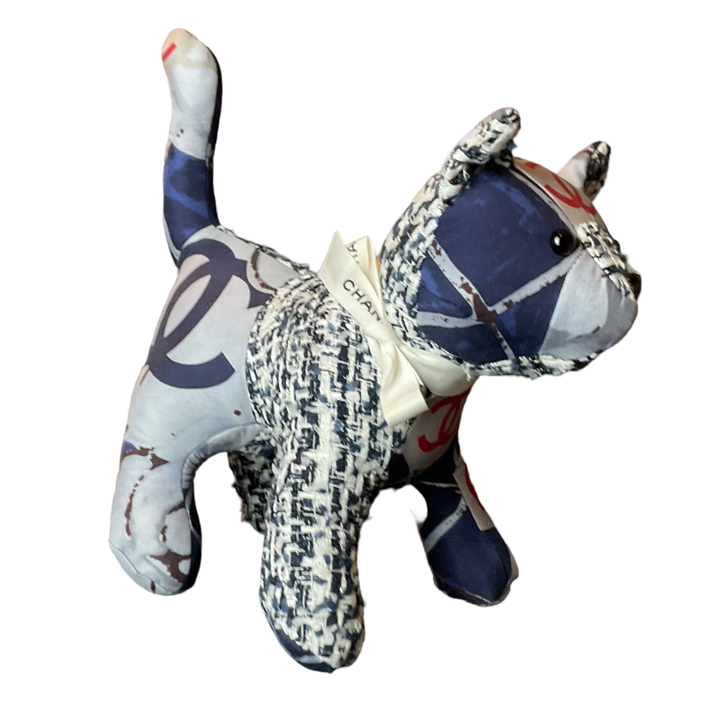 Chanel CC Logo Scarf Kitten at Vintage Luxe Up