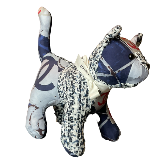 Chanel CC Logo Scarf Kitten at Vintage Luxe Up