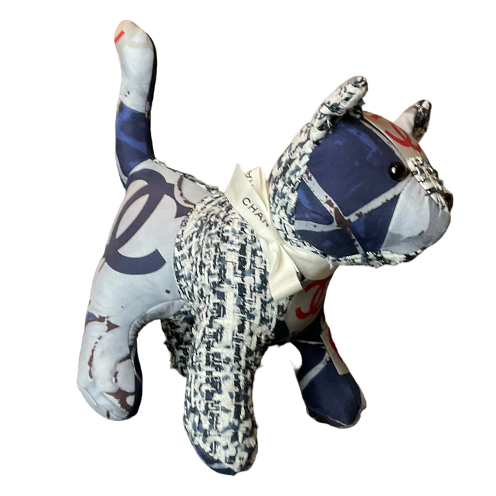 Chanel CC Logo Scarf Kitten at Vintage Luxe Up