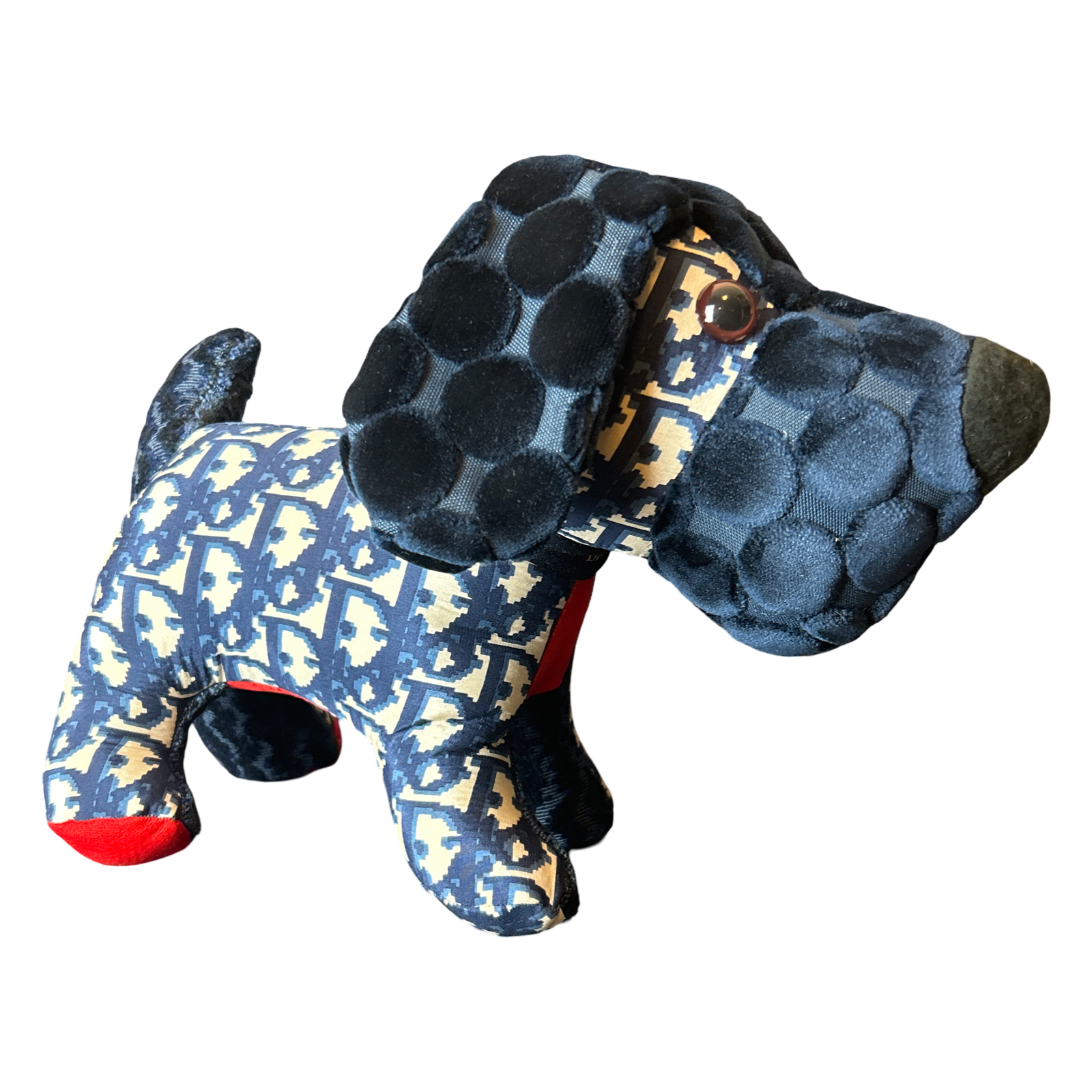 Dior Trotter Scarf Patchwork Puppy at Vintage Luxe Up