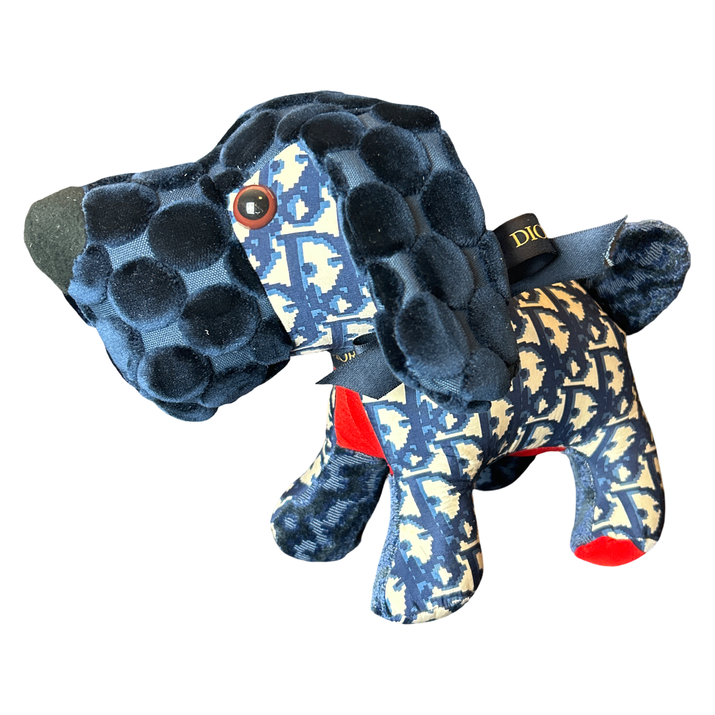 Dior Trotter Scarf Patchwork Puppy at Vintage Luxe Up