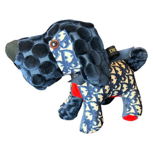 Dior Trotter Scarf Patchwork Puppy at Vintage Luxe Up