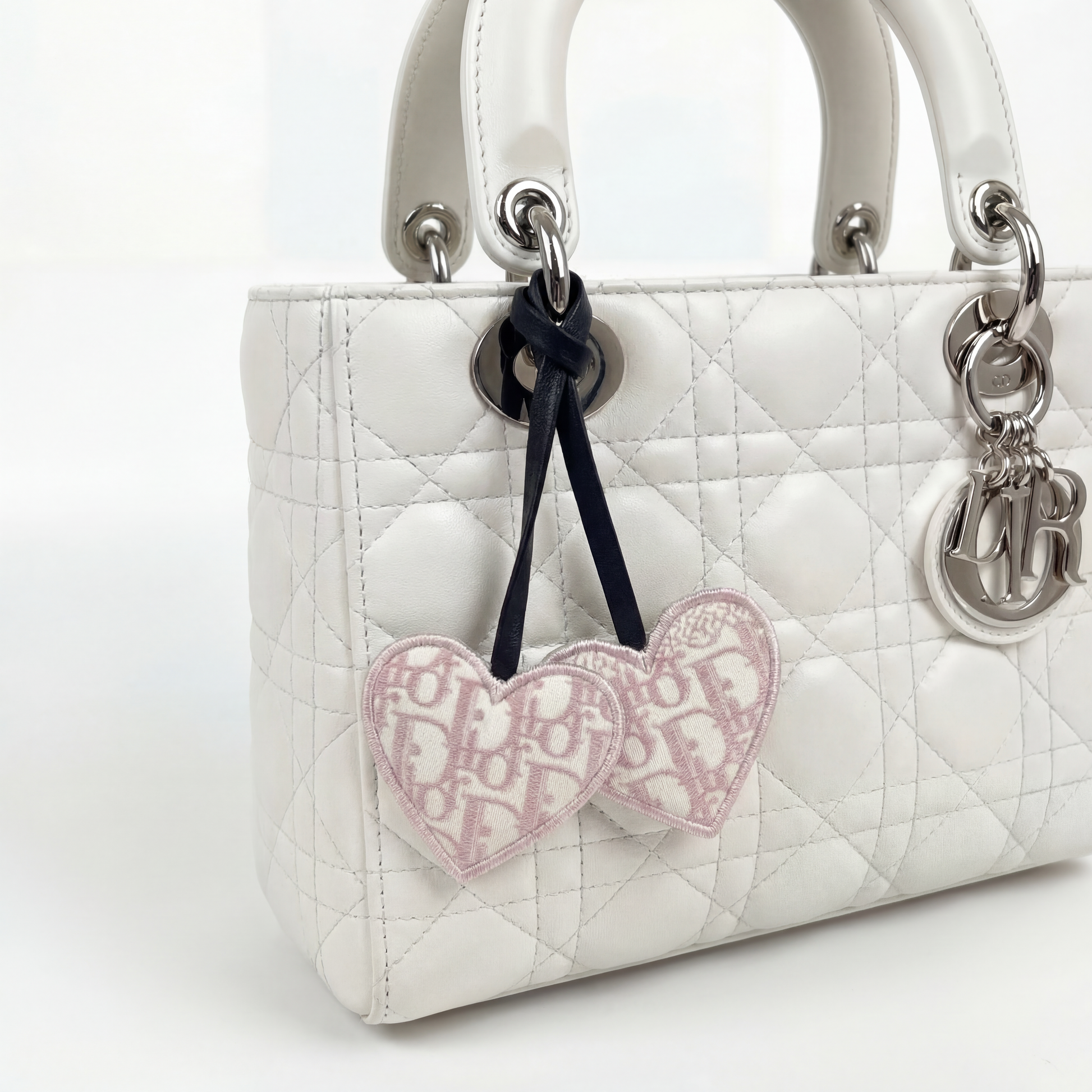 Dior Trotter Scarf Bag Charm at Vintage Luxe Up