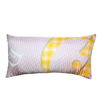 Dior Trotter Infini Tartan Scarf Pillow