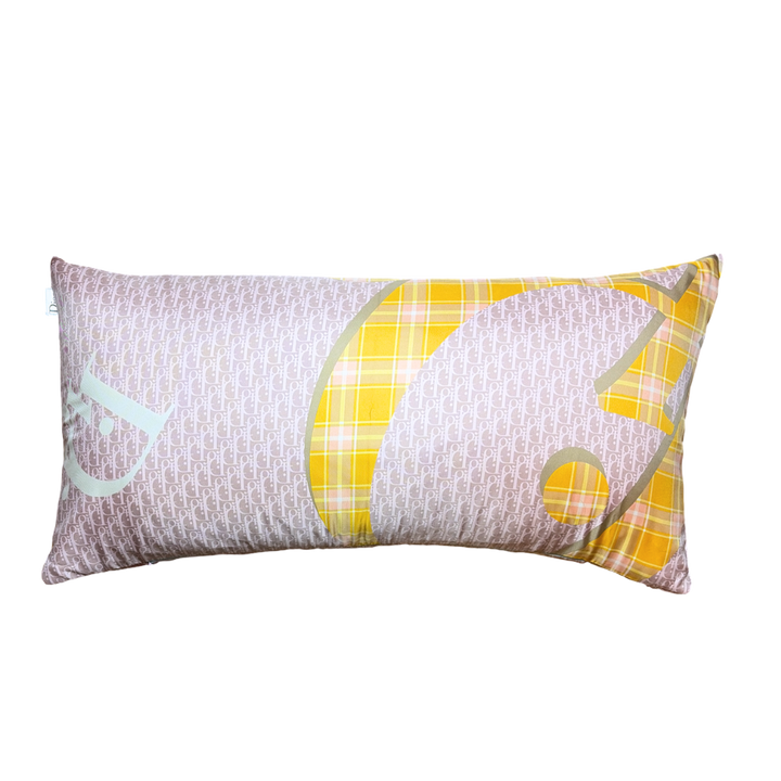 Dior Trotter Infini Tartan Scarf Pillow